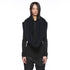 JULIUS 917STU6 Black / Layerd Hoop Stole